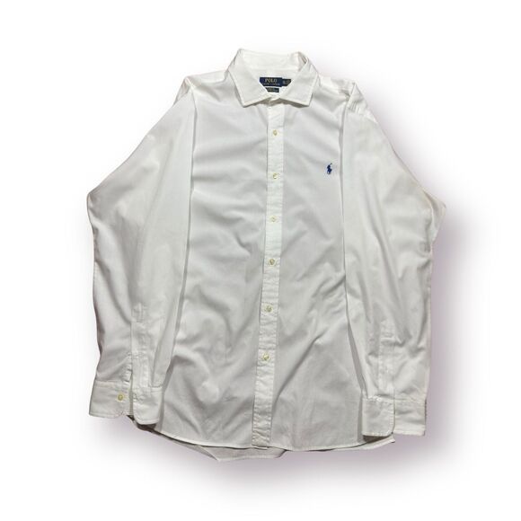 POLO Ralph Lauren XXL TTG Button Long Sleeve Shirt Men's Classic Fit 100% Cotton - Picture 3 of 10